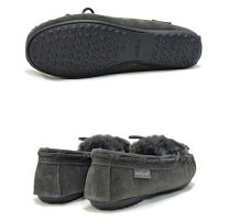 【別注モデル】【国内正規品】MINNETONKA(ミネトンカ)ウッドビーズモカシンシューズKYRASLIPPERキーラスリッパー40680406814068440686ブラックネイビーシナモングレーレディース靴【あす楽対応】【送料無料】