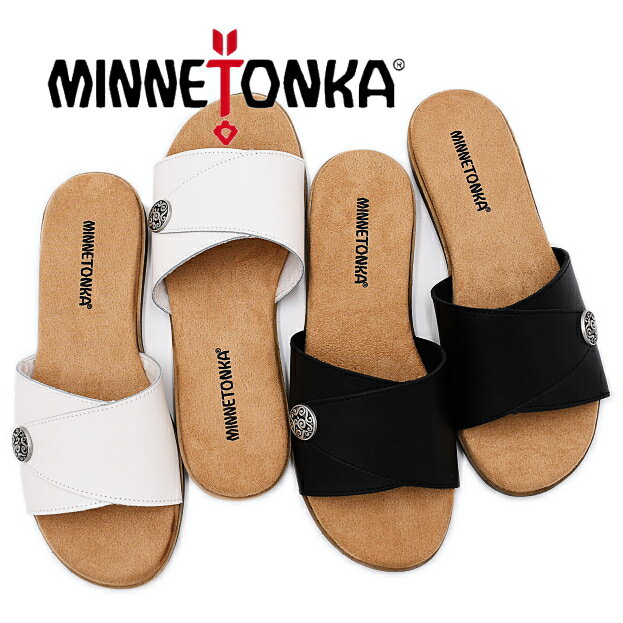 MINNETONKA ミネトンカ サンダル FARRAH SL 5695100 5695001 フラー エスエル サンダル フラットサンダル 本革 レザー ミュール レディース 靴 【あす楽対応】