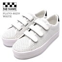 ノーネーム スニーカー セール PLATO-00259 WHITE プラト ホワイト 厚底 スニーカー 軽量 レディース NO NAME 【あす楽対応】