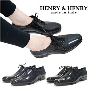 HENRY&HENRY ヘンリーアンドヘンリー ラバー レースアップシューズ CANDY イタリア製 ラバーシューズ ヘンリーヘンリー レディース 靴 おじ靴 ラバー レインシューズ オールシーズン 晴雨兼用【あす楽対応】