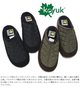 【ポイント10倍】KOYUK コユック キルティング ボアサンダル ルームシューズ スリッパ 38442 スペイン製 レディース 靴 【あす楽対応】