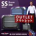 【11月8日1:59までポイント10倍】【20%OFF】アウトレット 訳あり 激安 スーツケース ビジネスキャリー 機内持ち込み 可 旅行用かばん SS サイズ 2日 3日 小型 超軽量 GRAND レジェンドウォーカーグラン 『W2-6606-44』