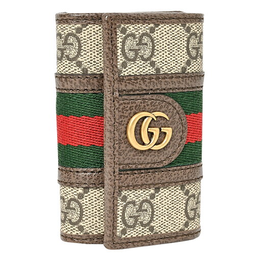 グッチ GUCCI 三つ折り キーケース オフィディア フック式 6連 キーホルダー GGスプリームキャンバス 603732 96IWT 8745 グッチ GUCCI 三つ折り キーケース オフィディア フック式 6連 キーホルダー GGスプリームキャンバス 603732 96IWT 8745