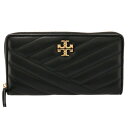 トリーバーチ 財布（レディース） 【アウトレット】【訳あり】トリーバーチ TORY BURCH 長財布 KIRA ジップアラウンド コンチネンタル ウォレット ブラック 90348 0196 001