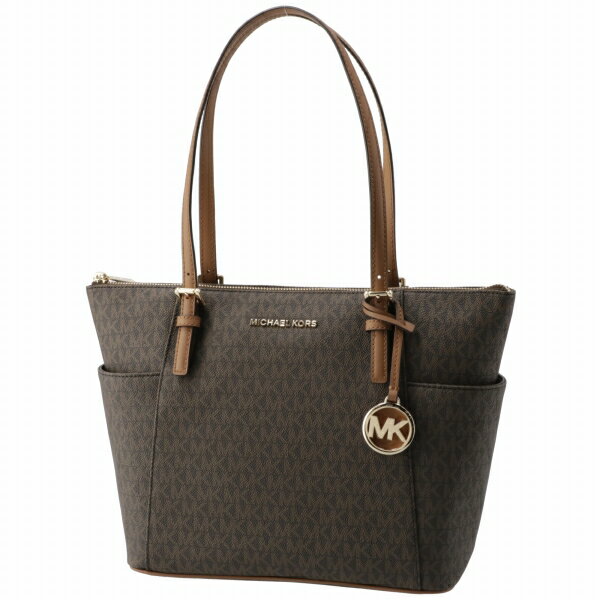 【アウトレット】【訳あり】マイケル マイケル コース MICHAEL MICHAEL KORS JET SET ITEM トートバッグ MKロゴ ブラウン系 ブラウン/アコーン 30S0GTTT1B 0005 252