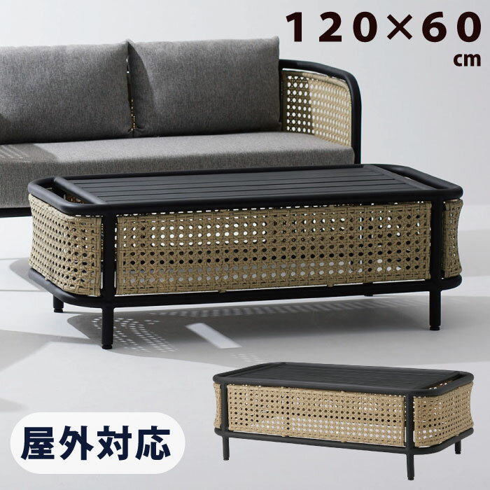 樂天商城 - 法人宛限定 送料無料 テーブル 幅110cm × 60cm 桜屋工業 CHERRY アジャスター付き 務用 屋外対応 センターテーブル ローテーブル リビングテーブル ガーデンテーブル