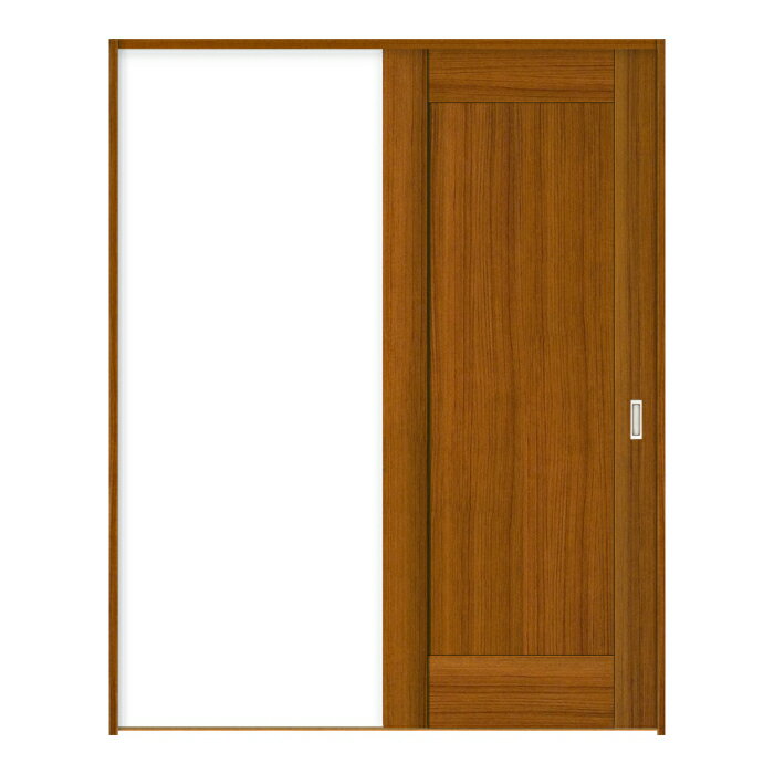 ノダ/引戸/右勝手/H2045 W1445 D175/CT色/クリアチーク色/框組パネルデザイン/三方固定枠/片引戸/ドア/アトリア/高2045幅1445見込奥...