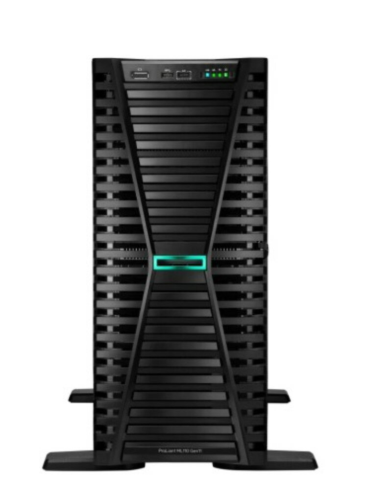 【新品/取寄品/代引不可】ML110 Gen11 Xeon Silver 4510 2.4GHz 1P12C 32GBメモリ 8SFF MR408i-o/4GB 800W電源 オンボード1Gbx2 RPS対応モデル P70278-291