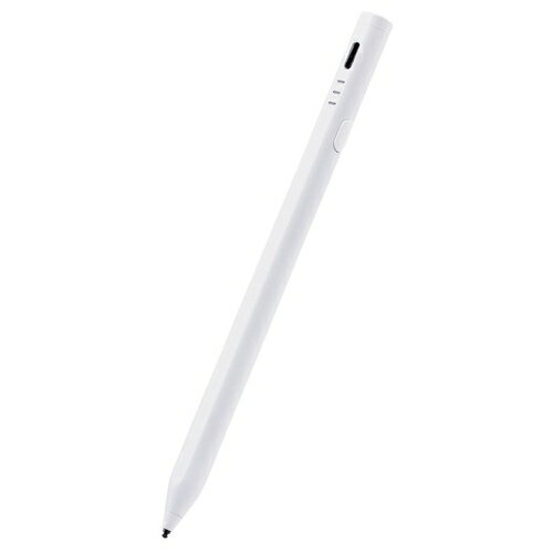 【新品/取寄品/代引不可】タッチペン/スタイラス/充電式/iPadモード・汎用モード切替/パームリジェクション対応/磁気吸着/USB-C充電/ペン先交換可能/ホワイト P-TPACSTHY01WH 【新品/取寄品/代引不可】タッチペン/スタイラス/充電式/iPadモード・汎用モード切替/パームリジェクション対応/磁気吸着/USB-C充電/ペン先交換可能/ホワイト P-TPACSTHY01WH