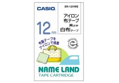 【新品/取寄品/代引不可】カシオネームランドテープ XR-12VWE 【新品/取寄品/代引不可】カシオネームランドテープ XR-12VWE