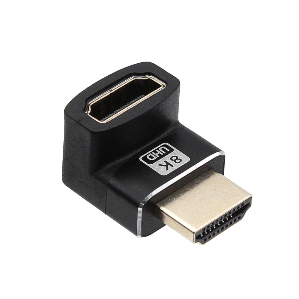 配送区分：SSサイズIK100T3【新品/取寄品/代引不可】HDMI変換コネクタ 垂直上 SLIM HDHD8-U-SLIM※ご注文手続き後、当店より発送予定日または取寄商品の在庫有無・納期を記載したご注文確認メールをお送りいたしますので必ずご確認をお願い致します。 こちらの商品はお取り寄せの商品となり、通常、土日祝を除く7営業日前後での発送となります。（詳細納期はご注文後にメールにてご案内致します。） ※発注手配の可否をメールにてご確認させて頂く場合がございます。必ず当店からご案内するメールをご確認ください。 ※商品の手配ができない場合や、発注手配可否の確認が取れない場合には誠に申し訳ございませんがキャンセルとさせていただきます。 ※直送の場合別途送料が掛かる場合がございます ※キャンペーン期間特価の場合ご注文金額が変更となる可能性がございます。 ※メーカーや弊社取引先へ申請書のご記入・提出をお願いする場合がございます。最大8K(7680x4320)/60Hz解像度対応上向きに変換できるHDMI変換コネクター・商品詳細 : 48Gbpsの高速データ伝送により、高解像度(8K/60Hzや4K/120Hz)の映像をスムーズに伝送可能。DynamicHDRやハイスピードなゲームなどにも対応します。HDDレコーダーやゲーム機、テレビなどのHDMIコネクターに差し込まれるケーブルの向きを変換して、機器背面の配線をスッキリさせることができるHDMI変換アダプター。HDMIコネクターの向きを上向きに変換し、機器背面のケーブル配置をスッキリ整頓することができるL型変換コネクターです。