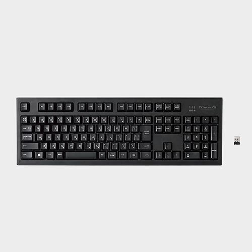【新品/取寄品/代引不可】ワイヤレスフルキーボード/メンブレン式/メカニカルライク/1000万回高耐久/ブラック TK-FDM088TBK 【新品/取寄品/代引不可】ワイヤレスフルキーボード/メンブレン式/メカニカルライク/1000万回高耐久/ブラック TK-FDM088TBK