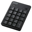 【新品/取寄品】テンキーパッド/無線(2.4GHz)/静音設計/抗菌/ブラック TK-TDM022SKBK