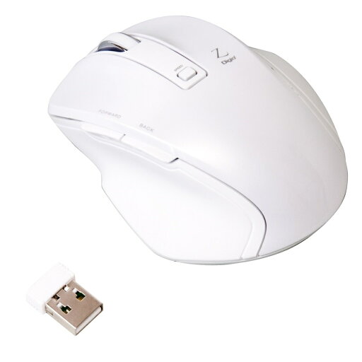【新品/取寄品】2.4GHz ワイヤレスマウス 5ボタン BlueLED Sサイズ ホワイト MUS-RKF119W 【新品/取寄品】2.4GHz ワイヤレスマウス 5ボタン BlueLED Sサイズ ホワイト MUS-RKF119W