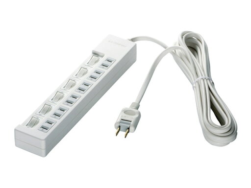 【新品/取寄品/代引不可】2ピン式電源タップ 6個口タイプ 雷サージ防止/個別スイッチ付 3m ホワイト BSTAPSW26シリーズ BSTAPSW2630WH ホワイト 【新品/取寄品/代引不可】2ピン式電源タップ 6個口タイプ 雷サージ防止/個別スイッチ付 3m ホワイト BSTAPSW26シリーズ BSTAPSW2630WH ホワイト