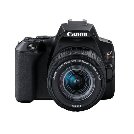 【新品/取寄品】Canon EOS Kiss X10 EF-S18-55 IS STM レンズキット ブラック デジタル一眼レフカメラ キヤノン