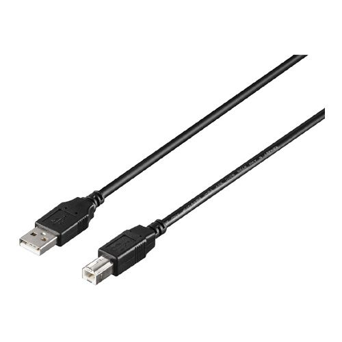 【新品/取寄品/代引不可】USB2.0 AtoBカーボン素子練り込みケーブル0.5m BU2ABC05BK