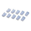 【新品/取寄品/代引不可】カテゴリ6対応 RJ45コネクタ(10個) LD-6RJ45T10
