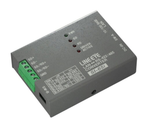 【新品/取寄品/代引不可】インターフェースコンバータ LANRS-422/485 絶縁タイプ SI-65I 【新品/取寄品/代引不可】インターフェースコンバータ LANRS-422/485 絶縁タイプ SI-65I