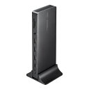 【新品/取寄品/代引不可】ドッキングステーション(4K・HDMIx2画面出力・ACアダプタ付) USB-CVDK16(2)