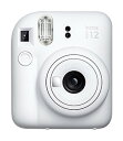 【新品/取寄品】チェキ INSTAX mini 12 クレイホワイト INS MINI 12 WHITE(2)