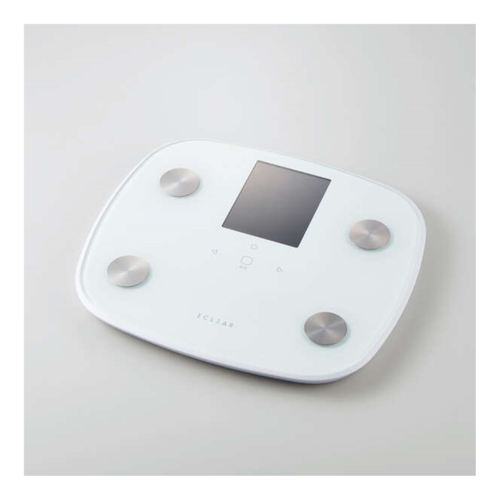 【新品/取寄品/代引不可】エクリア体組成計/大画面/測定項目一覧表示/8項目測定可能/ホワイト HCS-FS05WH