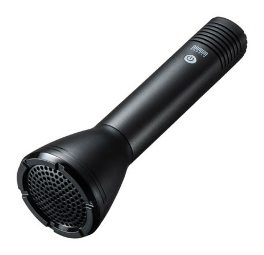 【新品/取寄品/代引不可】ハンドマイク型拡声器スピーカー MM-SPAMP11N