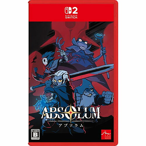 配送区分：SSサイズ[09月17日発売予約][ニンテンドースイッチ2ソフト] Absolum (アブソラム) [NXS-P-BN47D] 【予約商品の注意事項】 ※こちらの商品は人気商品のためお一人様(1配送先)2個までになります。 (同一住所、アウトレットプラザ各店舗合わせての制限数です) (お届け先が異なっていても同一注文と判断させていただく場合がございます) (複数注文が確認できた場合は「いたずら注文防止」の為に全ての予約をキャンセルさせていただく場合がございます） ※東京都からの出荷となりますが、お届け先地域、配送方法、決済日時により発売日に届かない場合がございます。 ※商品は発売日の前日に入荷予定となりますが、極稀にメーカーや運送会社都合により当店への入荷が遅れる場合がございます。 （メーカー様により発売月の設定しか無い場合は入荷次第の出荷となります。） ※発売日の異なる商品を同時にご注文頂いた場合は発売日の遅い商品が入荷次第の同時発送となります。 （個別発送をご希望の場合は別々にご注文下さい） ※お客様のご都合による注文のキャンセルは、いかなる場合もお受けする事が出来ません。 ご予約の際は十分にご検討をいただき、ご注文をお願いします。 (お客様都合によるキャンセルをされた場合は、今後のご予約・ご注文はお断りをする事が御座います。) ※受け取り拒否履歴のあるお客様のご予約は受付できない場合がございます。 （ご予約後でもキャンセルさせていただく場合がございます。） ArcSystemWorks / アークシステムワークス ■タイトル: Absolum (アブソラム) [NXS-P-BN47D] ■発売日:2026年9月17日(木) ■対応機種:Nintendo Switch2 (ニンテンドースイッチ2) 専用 ■仕様:ゲームカード ■ジャンル:ベルトスクローグアクション ■プレイ人数: ■CERO: B 12才以上対象 破滅の中で、新たな英雄が立ち上がる！ ヒット作品『ベアナックル4』開発チームが贈る、ファンタジーとアクションが融合した新ジャンル「ベルトスクローグアクション」ゲーム。幾度も挑戦したくなるローグライク要素、ハイテンポな戦闘、10万字で描かれる、壮大かつ重厚な物語が待ち受ける。有名クリエイターによる音楽と圧倒的な美しさで展されるアニメーションが、プレイヤーをファンタジーの世界に誘う。さぁ、かつてない冒険にようこそ。 ■新ジャンル「ベルトスクローグアクション」誕生！ 「ベルトスクロール」 と 「ローグライク」が融合した「ベルトスクローグアクション」が誕生。俊敏な反射とコンボ操作が求められるハイテンポアクションに加え、プレイするたびに変化する構造で、何度でも新鮮な冒険が楽しめる。大災害で崩壊寸前となったタラムの国。太陽王アズラによる圧政と混乱の中、反乱軍の魔術師「ウチャウィ」が闘いを始める。プレイヤーは追放された英雄たちと出会い、様々な能力を使って反乱に挑む。 ■異なる戦闘スタイルを持つ、英雄たち。 大剣＋死霊術を操り、力強い近接戦闘を展開する「ガランドラ」、ドワーフの雷管＋拳を使う爆発型接近キャラの「カール」、天才魔導師「ブロム」そして、謎の戦士、魂の断片を追う「サイダー」と複数の英雄キャラクターから選択可能。俊敏な反射とコンボ操作が求められる、ハイテンポアクションが楽しめる。異なるプラットフォーム同士のプレイが可能となるクロスプレイにも対応予定。 ■「デジタルアートブック」＆「サントラ」収録！ 魅力溢れる登場キャラクターたちが堪能できるデジタルアートブックに加え、Gareth Coker氏（「オリとくらやみの森」、「Halo Infinite」、「プリンス・オブ・ペルシャ」）、?北村友香氏（「ダークソウル」シリーズ、「ELDEN RING」）、Mick Gordon氏（「Doom Eternal」、「Atomic Heart」）をはじめとした、豪華な作曲家による楽曲が楽しめます。