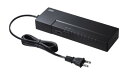 【新品/取寄品/代引不可】ギガビット対応 タップ型スイッチングハブ(8ポート・マグネット付き) LAN-GIGAT803BK(2)