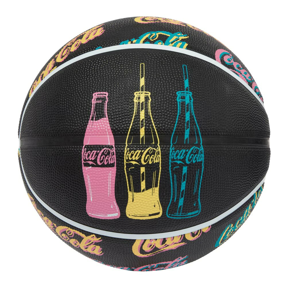 配送区分：Fサイズ【新品/在庫あり】バスケットボール コカ・コーラ ボトルズ ラバー 7号球 85-632Y SPALDING スポルディング 【SPALDING / スポルディング】 ●素材：ラバー ●サイズ：7号球 ●原産国：ベトナム ●Coca-Colaのアイコン的な瓶ボトル「コンツアーボトル」をポップでレトロなカラーリングで表現したラバーボール。愛称である「Coke」ロゴがポイント。