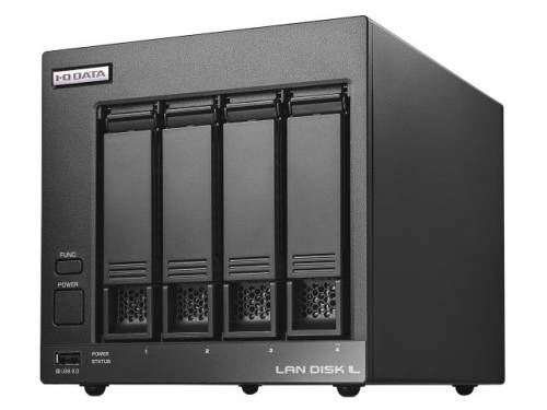 【新品/取寄品/代引不可】法人向け4ドライブNAS(ネットワークHDD)3年保証 8TB HDL4-LV08B