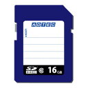 【新品/取寄品/代引不可】SDHC 16GB Class10 AD-SDTH16G/10(2)