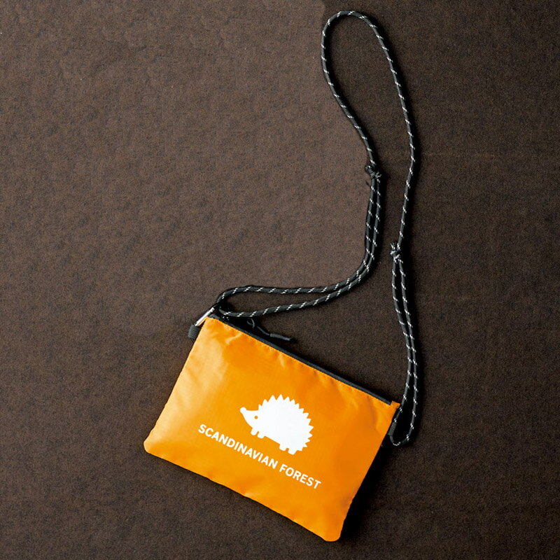 【新品/取寄品/代引不可】【特選商品5】ジップミニサコッシュ(オレンジ) SN-B0001R <スカンジナビアンフォレスト>