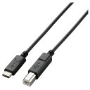【新品/取寄品/代引不可】USB2.0ケーブル/C-Bタイプ/認証品/3A出力/2.0m/ブラック U2C-CB20NBK(2)