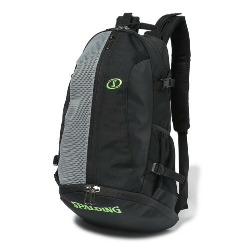 バスケットプレイヤーのために開発されたバッグ ケイジャー ブリーズ グレー×グリーン 40-017GG SPALDI..