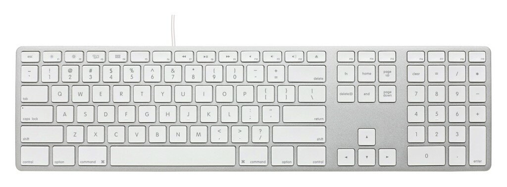 【新品/取寄品/代引不可】Matias Wired Aluminum keyboard for Mac Silver 英語配列 USB FK318S/3
