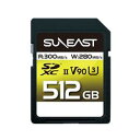 【新品/取寄品/代引不可】SDXC UHS-II Card V90シリーズ512GB SE-SDU2512GA300