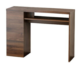 【新品/取寄品/代引不可】クロシオ PDデスク ウォールナット 幅100cm 奥行29cm 学習机 コンパクト 薄型 A4ファイル 収納 75305 幅100cm 奥行29cm 学習机 コンパクト 薄型 A4ファイル 収納 【北海道・沖縄・離島配送不可
