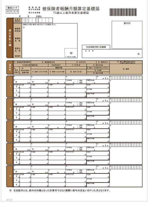 配送区分：SSサイズOK602K8※ご注文手続き後、当店より発送予定日または取寄商品の在庫有無・納期を記載したご注文確認メールをお送りいたしますので必ずご確認をお願い致します。 こちらの商品はお取り寄せの商品となり、通常、土日祝を除く7営業日前後での発送となります。（詳細納期はご注文後にメールにてご案内致します。） ※発注手配の可否をメールにてご確認させて頂く場合がございます。必ず当店からご案内するメールをご確認ください。 ※商品の手配ができない場合や、発注手配可否の確認が取れない場合には誠に申し訳ございませんがキャンセルとさせていただきます。 ※直送の場合別途送料が掛かる場合がございます ※キャンペーン期間特価の場合ご注文金額が変更となる可能性がございます。 ※メーカーや弊社取引先へ申請書のご記入・提出をお願いする場合がございます。『全国統一様式』に対応した用紙・商品詳細 : 2018年3月の社会保険月額変更届および算定基礎届の様式変更に伴い、新様式に対応した「給与大臣」専用サプライ用品。サイズ:(8×8 1/2 インチ) 入数:100セット。・言語 : 日本語・メディアコード1 : その他・OS（WINDOWS/MAC/その他） : その他・OS説明 : その他