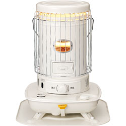 配送区分：Fサイズ【新品/在庫あり】CORONA ポータブル石油ストーブ 対流系 SL-5126-W ホワイト タンク一体式 主に13畳対応 コロナ ※ 本商品に関しましては、当店のアフターサービス（初期不良対応含）はございません。万が一初期不良等ございました際は、お手数になりますがメーカーサポートセンターまでご連絡をお願い致します。 レトロスタイルのインテリア暖房。 遠赤外線の暖かさが360度広がります。 ■ タンク一体式 ■ 遠赤外線 ■ カラー点火つまみ ■ 対震自動消火装置 ■ 暖房のめやす 木造（戸建） 約13畳まで（21.5m2） コンクリート（集合） 約18畳まで（29.5m2） ■ 暖房出力 ： 5.14kW ■ 外形寸法 ： 高さ553 × 幅460 × 奥行460 mm ■ 質量 ： 9.9kg ■ タンク容量 ： 6.0L ■ その他 ： ［乾電池別売］単一形／2個使用