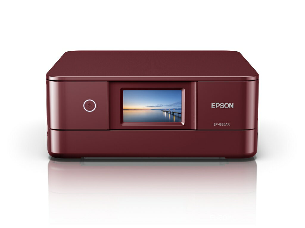 【新品/取寄品】EPSON カラリオ EP-885AR レッド A4カラーインクジェット複合機 (6色/無線LAN/4.3型ワイドタッチパネル) エプソン