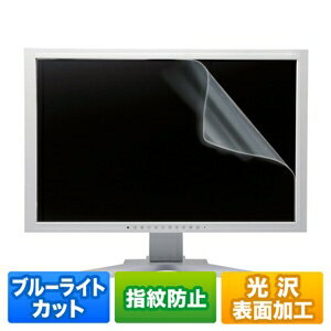 【新品/取寄品】23.8型ワイド対応ブルーライトカット液晶保護指紋防止光沢フィルム LCD-BCG238W 【新品/取寄品】23.8型ワイド対応ブルーライトカット液晶保護指紋防止光沢フィルム LCD-BCG238W
