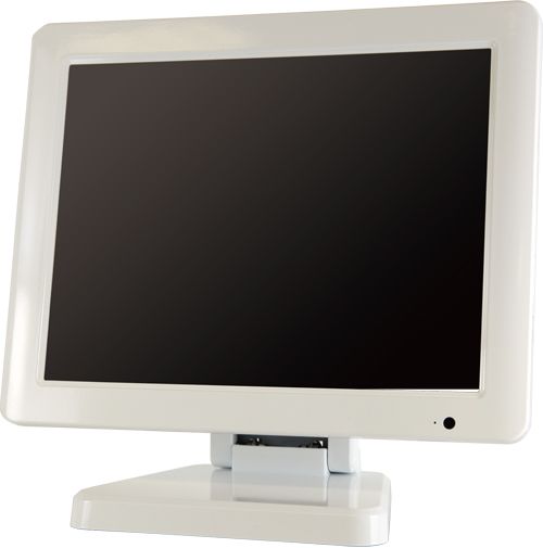 【新品/取寄品/代引不可】HDCP対応9.7型業務用タッチパネル液晶ディスプレイ ホワイト LCD97TW