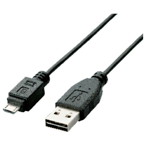 【新品/取寄品/代引不可】両面挿しUSBケーブル/(A-microB)/1.0m/ブラック U2C-DAMB10BK 【新品/取寄品/代引不可】両面挿しUSBケーブル/(A-microB)/1.0m/ブラック U2C-DAMB10BK