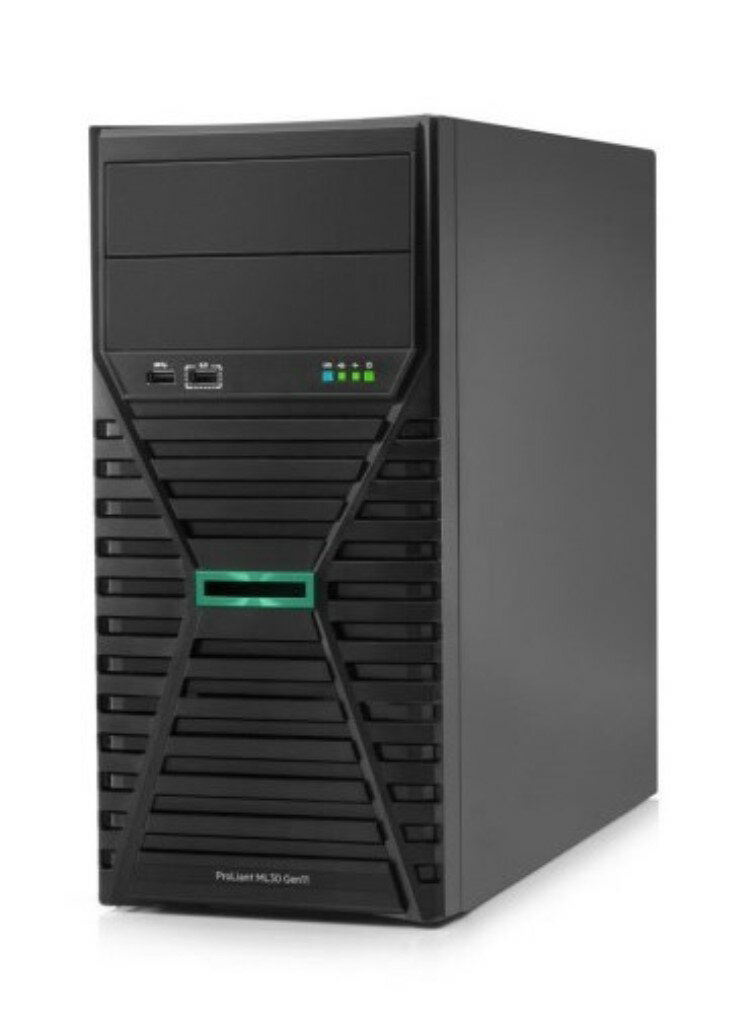 【新品/取寄品/代引不可】Smart Choice ML30 Gen11 Xeon E-2414 2.6GHz 1P4C 16GBメモリ 8SFF MR416i-p/8GB 600GB SAS HDDx2 オンボード1Gbx4 500W電源x2モデル