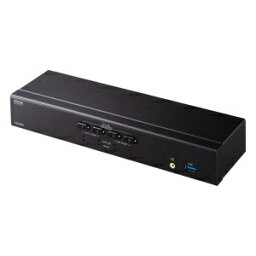 【新品/取寄品/代引不可】4K対応HDMIパソコン自動切替器(4：1) SW-KVM4U3HD