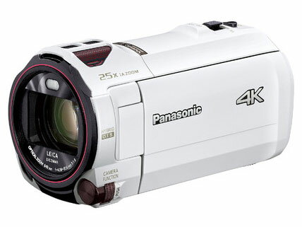 【新品/在庫あり】Panasonic デジタル4Kビデオカメラ HC-VX992MS-W ピュアホワイト 4KAIR 5軸ハイブリット手ブレ補正 4K高画質 パナソニック