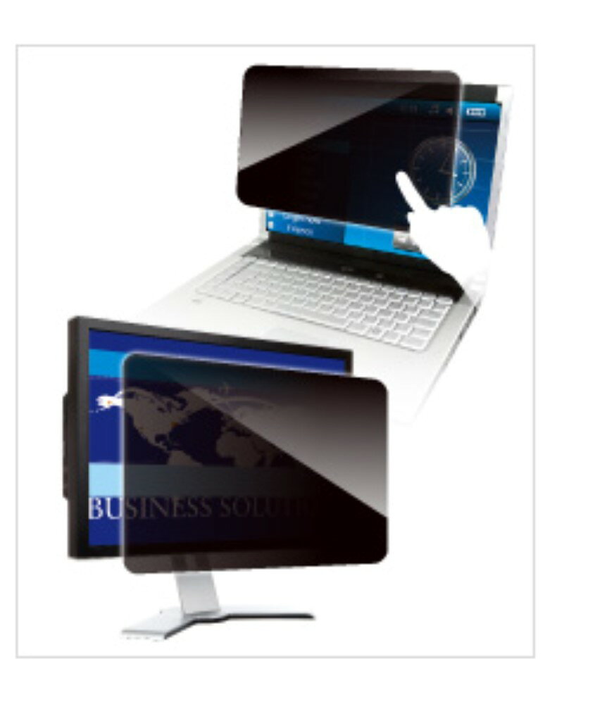 【新品/取寄品/代引不可】覗き見防止フィルター Looknon N8 モバイルPC用8Wインチ(16:10) タテ型 LNWH-..