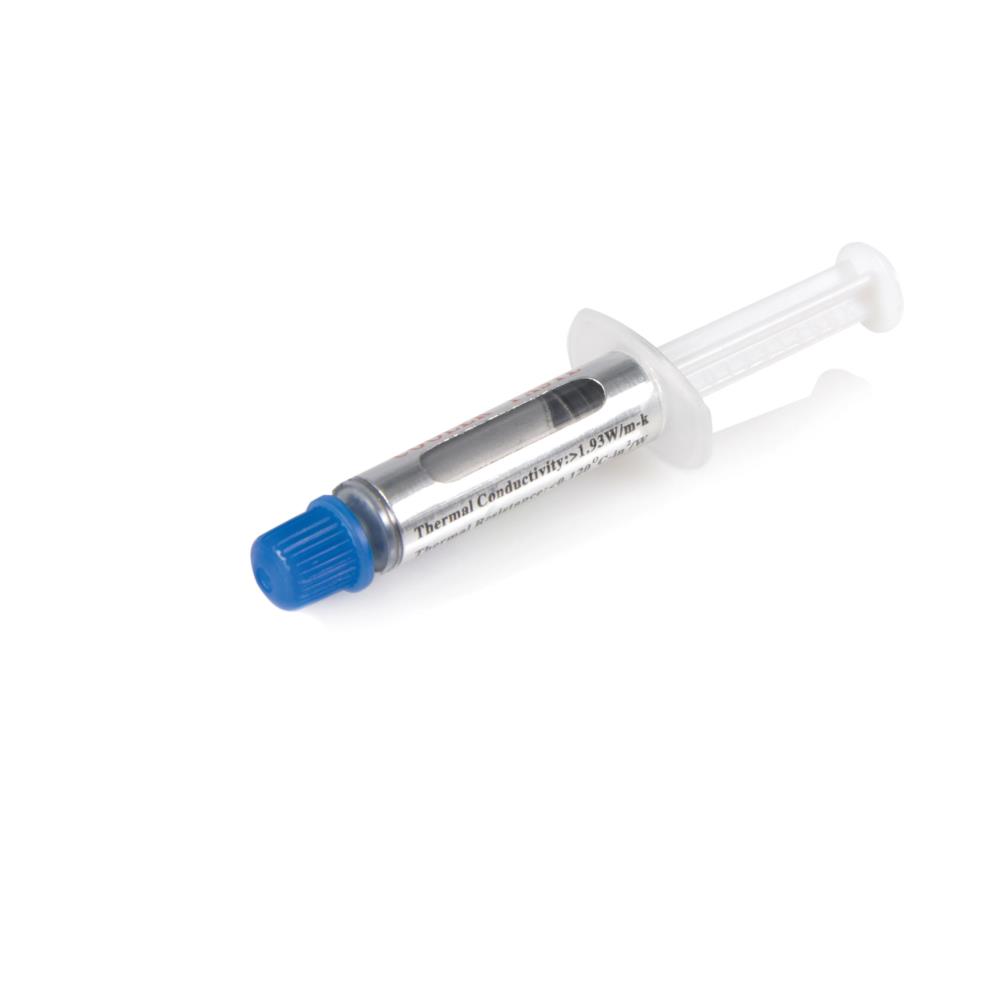 【新品/取寄品/代引不可】1.5g CPU用ヒートシンク接着用サーマル熱伝導シリコングリス 金属酸化物入り 注射器タイプ SILVGREASE1