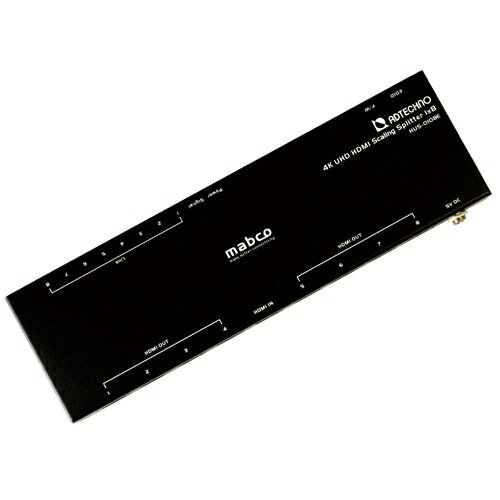 【新品/取寄品/代引不可】スケーリング機能搭載 業務用薄型HDMI 2.0a 8分配器 HUS-0108E